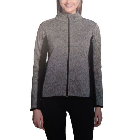 MARC NEW YORK Andrew Marc Herringbone Sleeve Fleece Lined Full Zip Jacket - Picture 13 of 14